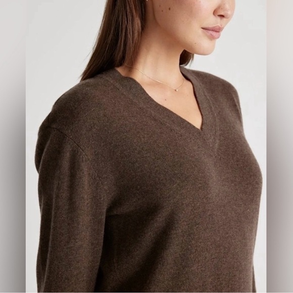 Mongolian Cashmere Midi Sweater Dress - Picture 2 of 4